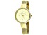 Christian Van Sant Women's Reign Yellow Dial, Yellow tone Stainless Steel Watch