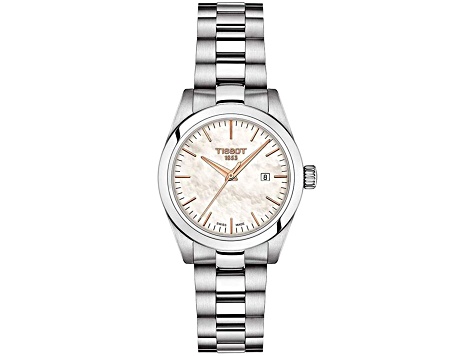 Tissot Women's T-My Lady White mother of pearl Dial, Stainless Steel Watch