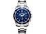 Roamer Men's Nautic Chrono 100 43mm Quartz Blue Dial Stainless Steel Watch