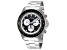Glycine Men's Combat Chronograph 43mm Quartz Black Dial Black Bezel Stainless Steel Watch