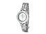 Ladies Charles Hubert Chrome-finish Silver Dial Chain Bracelet Watch