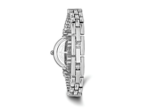 Charles Hubert Ladies Chrome Finish Silver Dial Chain Bracelet Watch Ladies Charles Hubert Chrome-finish Silver Dial Chain  main image 4