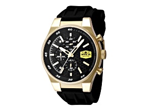 Invicta Invicta Racing 44mm Black Dial Silicone Band Quartz Watch
