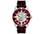 Thomas Earnshaw Men's Admiral Pole 43mm Red Dial Red Leather Watch