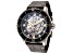 Thomas Earnshaw Men's Admiral Pole 43mm Black Dial Black Leather Watch