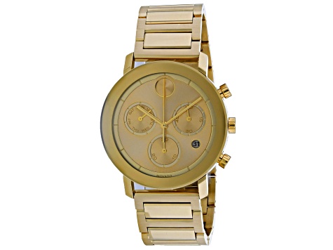 Movado Men's Bold Yellow Stainless Steel Watch