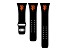 Gametime MLB San Francisco Giants Black Silicone Apple Watch Band (42/44mm M/L). Watch not included.