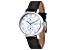 Thomas Earnshaw Men's Grand Legacy 42mm Quartz White Dial Black Leather Strap Watch