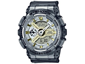 Casio G-Shock Unisex 46mm Quartz Watch, Gray Resin Strap