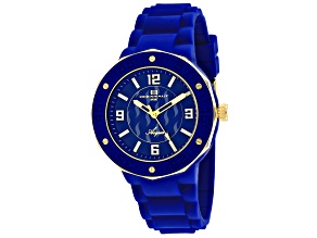 Oceanaut Women's Acqua Blue Dial, Blue Silicone Watch