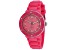 Oceanaut Women's Acqua Pink Dial, Pink Rubber Strap Watch