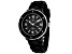 Oceanaut Women's Acqua Black Dial, Black Rubber Strap Watch