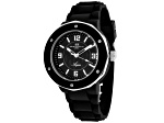 Oceanaut Women's Acqua Black Dial, Black Rubber Strap Watch