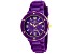 Oceanaut Women's Acqua Purple Dial, Purple Silicone Watch