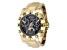 Invicta Reserve Excursion 49.5mm Gunmetal Dial Yellow Stainless Steel Bracelet Automatic Watch