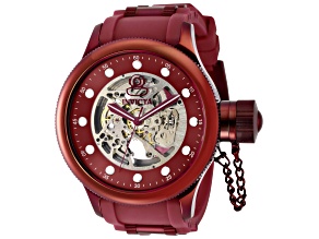 Invicta Men's 51.5mm Red Dial Automatic Watch
