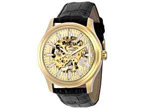 Invicta Men's 42mm Gold Dial Manual-Wind Watch