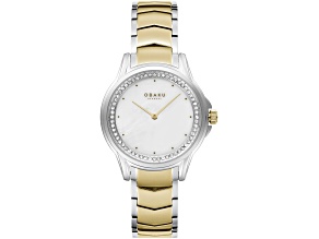 Obaku Women's Jasmin Mother-Of-Pearl Dial Two-tone Stainless Steel Watch