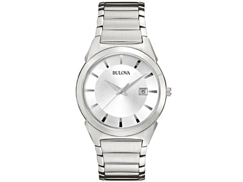 Bulova Men's Classic Stainless Steel Watch