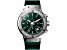 Christian Van Sant Men's Monarchy Green Dial, Gray Bezel, Green Rubber Strap Watch