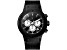 Christian Van Sant Men's Monarchy Black Dial, Black Rubber Strap Watch