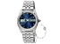 Just Cavalli Women's Glam Chic Snake Blue Dial, Rose Stainless Steel Watch