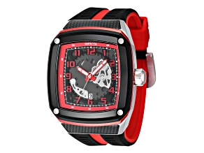 Invicta Invicta Racing 45.5mm Quartz Red and Black Silicone Strap Watch