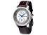 Thomas Earnshaw Men's Longitude 42mm White Dial Brown Leather Watch