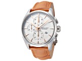Hamilton Men's Jazzmaster 42mm Automatic Brown Leather Strap Watch