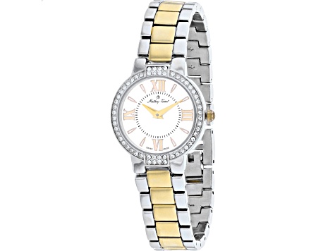 Mathey Tissot Women's FLEURY 5776 White Dial, Two-tone Stainless Steel Watch