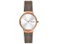 Skagen Women's Freja White Dial, Rose Stainless Steel Watch