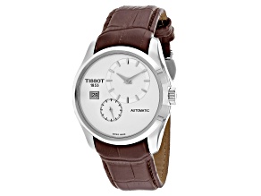 Tissot Men's Courturier Brown Leather Strap Watch