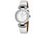 Roberto Bianci Women's Alessandra White Dial, White Leather Strap Watch