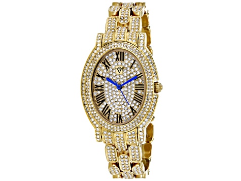 Christian Van Sant Women's Amore Yellow Dial, Yellow Stainless Steel Watch