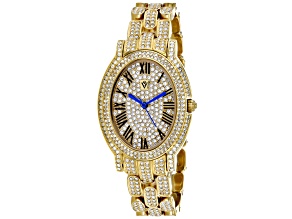 Christian Van Sant Women's Amore Yellow Dial, Yellow Stainless Steel Watch