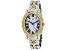 Christian Van Sant Women's Amore White Dial, Silver-tone/Yellow Stainless Steel Watch
