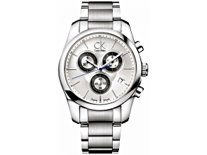 Calvin Klein Strive 44mm Stainless Steel Bracelet Quartz Watch