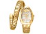 Just Cavalli Women's Snake Two-tone Dial, Yellow Stainless Steel Watch