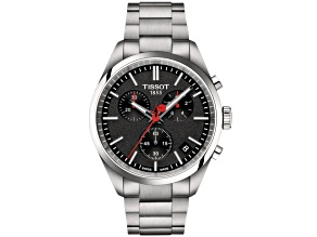 Tissot PR 100 Vuelta Limited Edition 40mm Black Dial with Red Accents Chronograph Quartz Watch