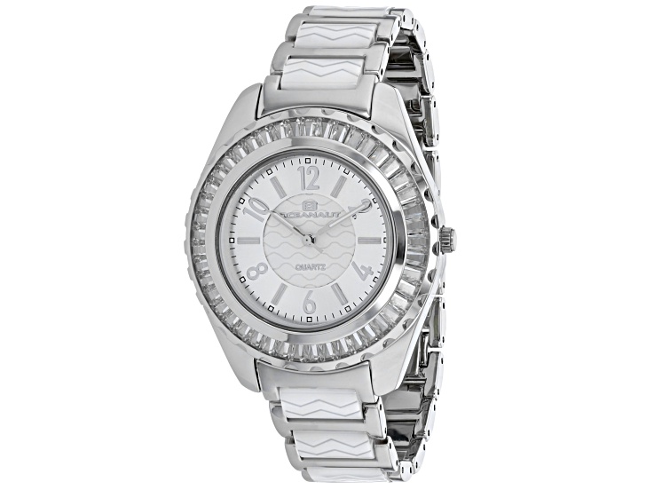 Oceanaut Women's Lucia White Dial, Two tone Stainless Steel Watch