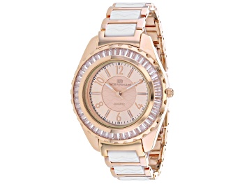 Picture of Oceanaut Women's Lucia Rose Dial, Pink Bezel, Two tone Stainless Steel Watch