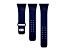 Gametime Tennessee Titans Navy Debossed Silicone Apple Watch Band (42/44mm M/L). Watch not included.