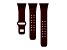 Gametime Washington Commanders Debossed Silicone Apple Watch Band (42/44mm M/L). Watch not included.
