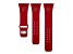 Gametime Atlanta Falcons Red Debossed Silicone Apple Watch Band (42/44mm M/L). Watch not included.