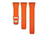 Gametime Cincinnati Bengals Debossed Silicone Apple Watch Band (42/44mm M/L). Watch not included.