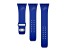 Gametime Detroit Lions Blue Debossed Silicone Apple Watch Band (42/44mm M/L). Watch not included.