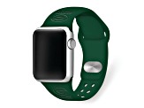 Gametime Green Bay Packers Debossed Silicone Apple Watch Band (42/44mm M/L). Watch not included.