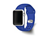 Gametime Indianapolis Colts Blue Debossed Silicone Apple Watch Band 42/44mm M/L. Watch not included.