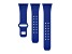 Gametime Los Angeles Rams Navy Debossed Silicone Apple Watch Band (42/44mm M/L). Watch not included.