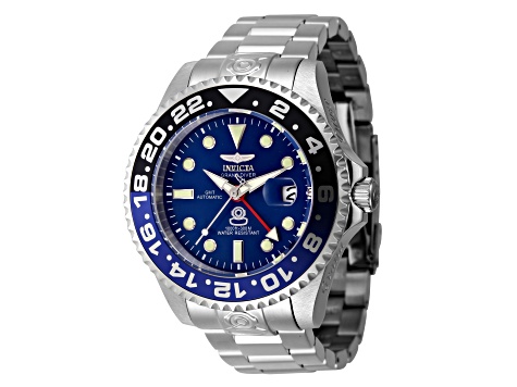 Invicta 47mm Grand Diver GMT Automatic Stainless Steel Watch